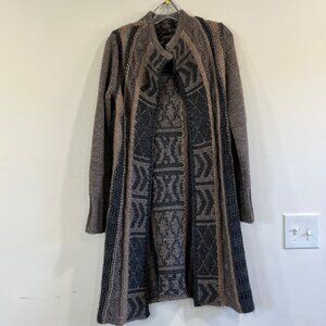 Gottardi Womens Open Knit Cardigan Sweater Made in Italy Size Medium